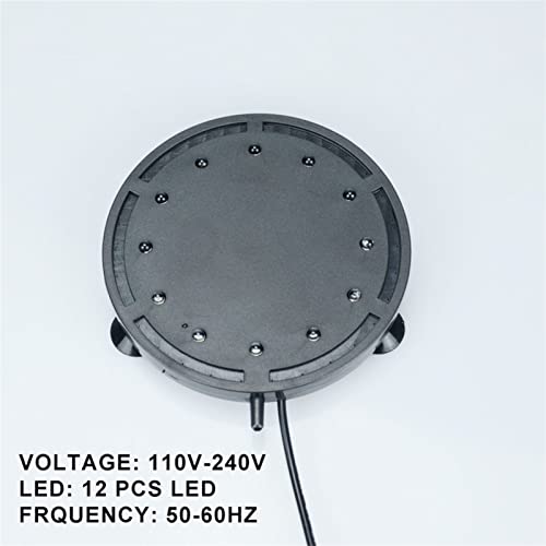 zlw-shop 10.5-12. 5 cm RGB LED Aquarium Light Fish Tanque Sumergible Luz Aquatic Air Burbuja Lámpara de Oxigenación Lámpara Tanque de Peces con Ventosa Lámpara Impermeable (Size : 10.5CM)