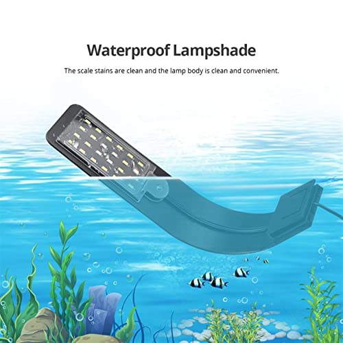 zlw-shop DIRIGIÓ Clip de luz del Tanque de Pescado Acuario 1 0w LED Las Plantas Crecen Luces lámparas Impermeables de Acuario de Agua Dulce for 23-50 cm Tanque de Pescado