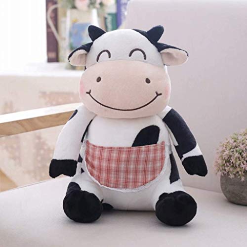 ZMDZA Juguete de Peluche, Animales de Peluche Grande de la Vaca, Vaca Suave Adorable Mimosa de la Felpa del Animal Relleno (Color: Blanco) (Size : 40cm)