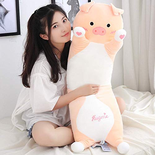 ZMDZA Juguete de Peluche, Cerdo Almohadilla de la Felpa del Animal Relleno Felpa Abraza el Pet Regalos Juguete for Las niñas (Size : 90cm)