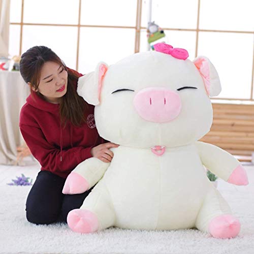 ZMDZA Juguetes de Peluche, bebé del Cerdo del Animal Relleno del Piggy - Piglet Juguete de Felpa (Color: Blanco) (Size : 100cm)