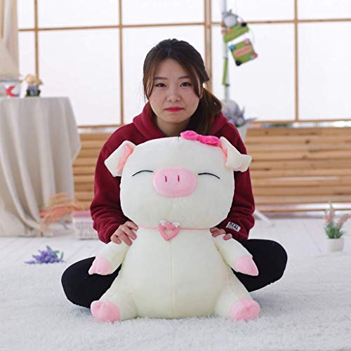 ZMDZA Juguetes de Peluche, bebé del Cerdo del Animal Relleno del Piggy - Piglet Juguete de Felpa (Color: Blanco) (Size : 100cm)