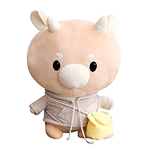 ZMDZA Juguetes de Peluche Muñeca de Vaca Muñeco de Peluche Vaca Dura Estatuilla Muñeca Infantil Decoración Regalo de Dibujos Animados Niña Niño Regalo de cumpleaños (Size : 80cm)