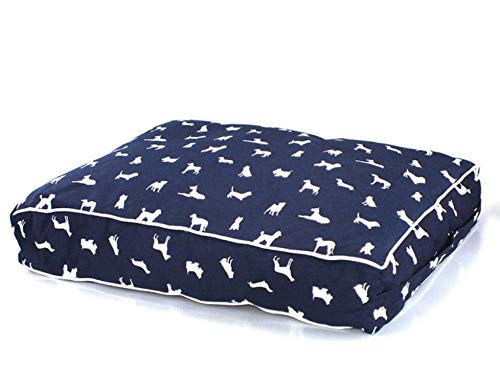 Zshhy Camas Rectangulares para Perros, Colchonetas, Sofá para Pequeños, Medianos, Perros, Gatos, Casa para Perros, Cama para Mascotas Lavable-C_70X50X12Cm