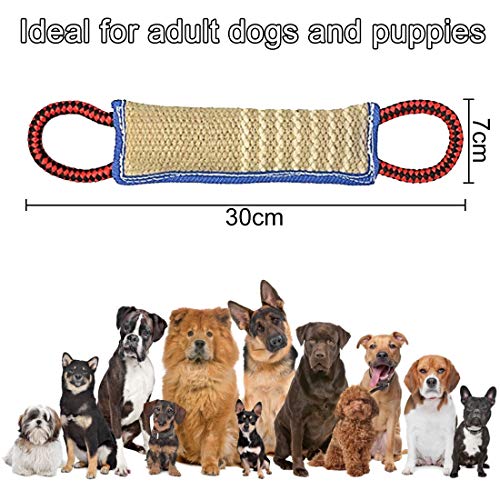 ZSWQ Mordedor Perro Juguetes para Perros Mordedor Perro - K9 Dummy y Motivador Canino Resistente y Duradero - Juguetes para Perros De Entrenamiento 30 x 7 x5 CM