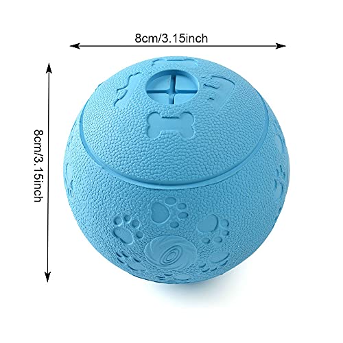 1 Bola de Juguete para Perro, Bolas de Juguete para Perro, Juguete de Comida para Perros para Reducir el Aburrimiento, Limpieza de Dientes, Masticar, Entrenamiento de Inteligencia