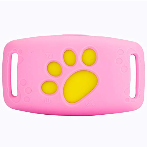 1 mini rastreador de GPS para mascotas, color negro/azul/rosa/verde, cable USB impermeable, alarma recargable, monitor de actividad de seguimiento de carga USB con función de devolución de llamada