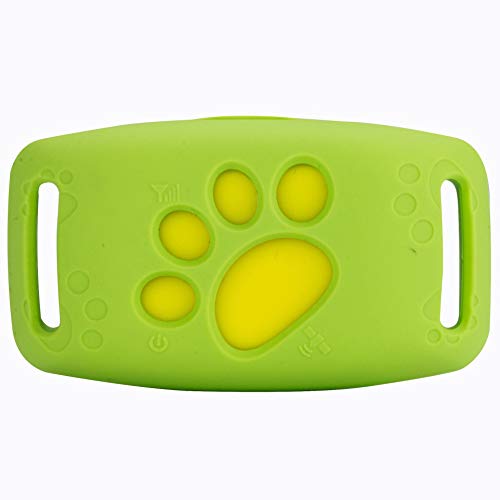 1 mini rastreador de GPS para mascotas, color negro/azul/rosa/verde, cable USB impermeable, alarma recargable, monitor de actividad de seguimiento de carga USB con función de devolución de llamada