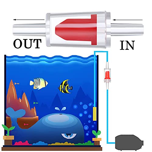 15pcs VáLvulas De RetencióN De Bomba De Aire De Acuario De RetencióN De PláStico Retorno Acuario Antiretorno Control De La Bomba De Aire Del Tanque Ritegno RetencióN Unidireccional Evita El Reflujo