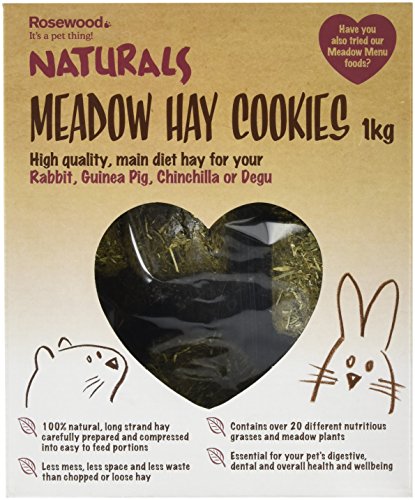 1kg Animal Pequeno Conejo Cuy Tratar de Pet Naturals heno de Prado Cookies