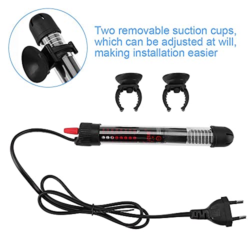 25W/50W/ 100W / 200W / 300W 220V Acuario sumergible Fish Tank calentador de agua automático enchufe de la UE(50W(220V))