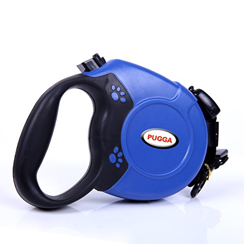 26 M perro Correa una mano agarre de bloqueo de botón diseñado resistente nailon 100lb Pet Leash