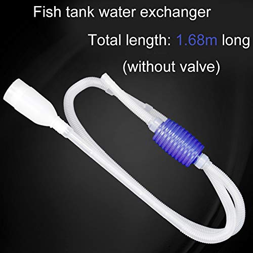 3pcs Sifón para Limpiar Acuarios Bomba de Agua al Vacío Filtro de Grava Escurridor de Tanque de Peces Sifón de Limpieza de Acuarios Acuarios Accesorios Limpiador para Cambiar el Agua en Minutos