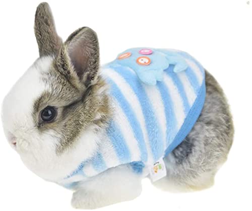 Abrigo de lana de invierno ropa de conejo animal lindo conejillo de indias mi vecino chinchilla hurón accesorios de disfraz de ángel hámster hurón conejillo de indias y animales pequeños (XS)