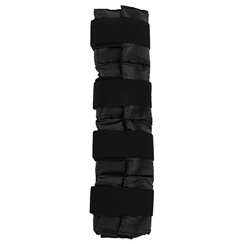 Abrigo para Botas de Hielo, Alivia el Dolor Fácil de Aplicar Abrigo para Piernas de Enfriamiento Cubierta Completa para Piernas Flexible Reutilizable para Caballos(negro)