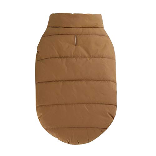 Abrigos de invierno para perros con orificio para el arnés Chaquetas impermeables para perros Abrigos cálidos de lana para perros Abrigos para perros para perros pequeños medianos grandes XS-3XL