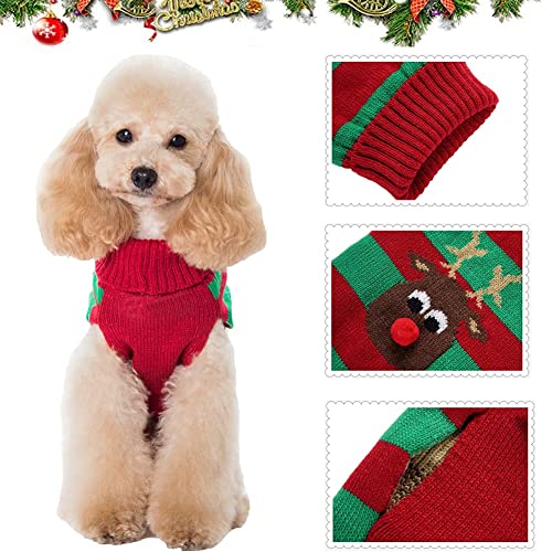 ABRRLO Jersey para perros de Navidad (XL, ciervo), cálido