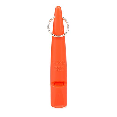 ACME Silbato para perros n.º 210 naranja, silbato con bola, original de Inglaterra, ideal para el entrenamiento de perros y el entrenamiento de perros, alto y de gran alcance