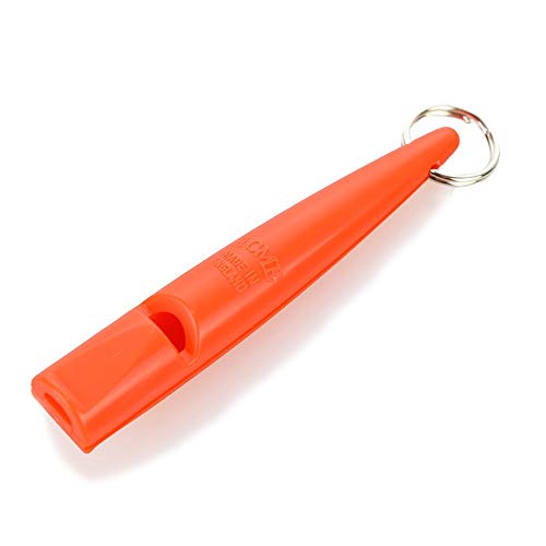 ACME Silbato para perros n.º 210 naranja, silbato con bola, original de Inglaterra, ideal para el entrenamiento de perros y el entrenamiento de perros, alto y de gran alcance