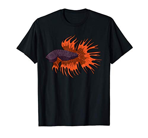 Acuario de pez luchador siamés Betta Splendens Camiseta