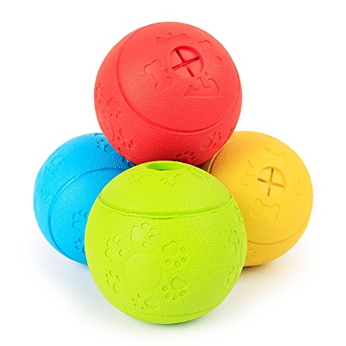 Agia Tex Perros de Juguete Labyrinth de fútbol para entrenamiento mental & Such parte | erli de fuga de pelota, perros | Snack Ball para perros resistentes de caucho natural 8 cm