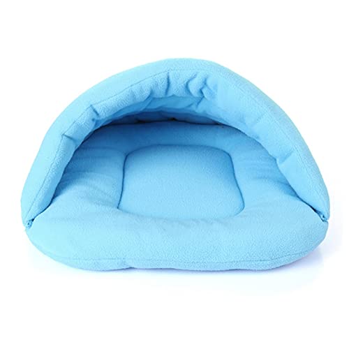 Aliuciku Zapatillas Cálidas De Invierno Cama para Perros Casa para Perros Casa para Perros Adorable Y Suave Adecuada Cama para Perros Casa para Mascotas Cojín (Color : Marrón, Size : S)