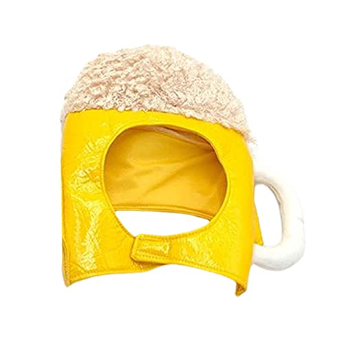 Allowevt Lindo Sombrero de Taza de Cerveza novedoso para la Cabeza, Fiestas de Halloween, Sombrero de Cerveza, Disfraz para Gato, Gatito, Cachorro, Mascota, Utilizado para decoración gorgeous