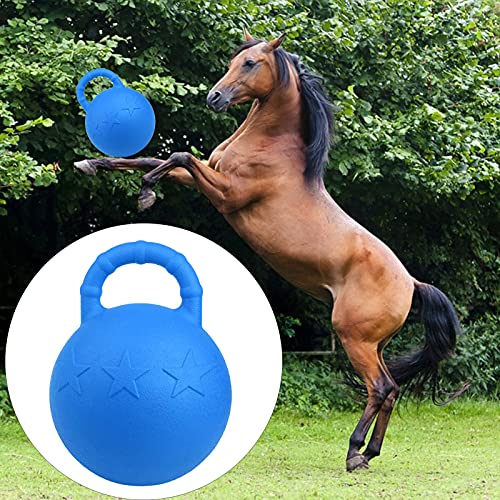 Amagogo Pelota de Juego, Caballo de Juguete, Globo de Potro Anti ráfaga Pelotas de Juego con Aroma a Fruta, Juguete de Animal Diameter25cm - Azul Real