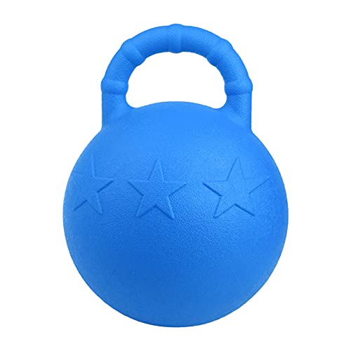 Amagogo Pelota de Juego, Caballo de Juguete, Globo de Potro Anti ráfaga Pelotas de Juego con Aroma a Fruta, Juguete de Animal Diameter25cm - Azul Real