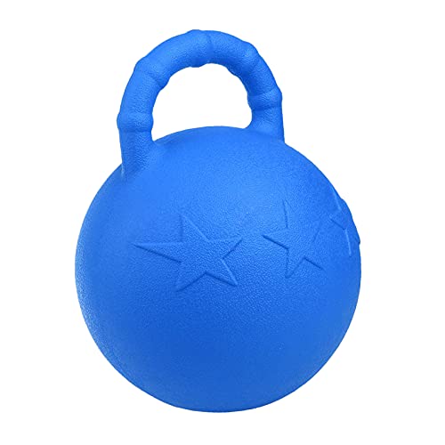 Amagogo Pelota de Juego, Caballo de Juguete, Globo de Potro Anti ráfaga Pelotas de Juego con Aroma a Fruta, Juguete de Animal Diameter25cm - Azul Real