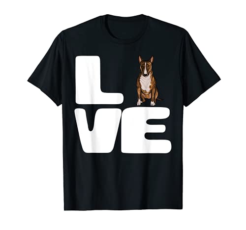 Amo A Mi Perro Miniature Bull Terrier Camiseta