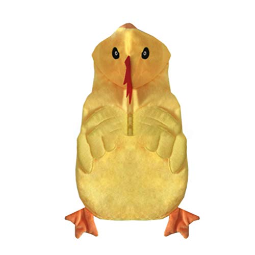 Amosfun Ropa para Disfraces para Mascotas Pollo Disfraz para Mascotas Carnaval Festival Cumpleaños Año Nuevo Accesorios para Disfraces Suministros para Fiestas (Talla M Amarillo)