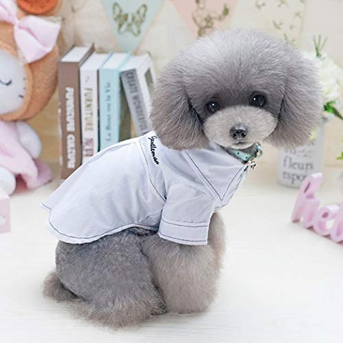 AMURAO Verano Mascota Perro Camisa Ocasional pequeño Gato Cachorro Ropa Casual Perros Manga Corta al Aire Libre Mascotas Disfraces