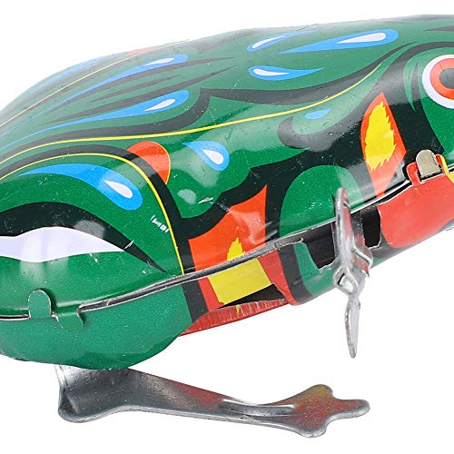 Andraw Ranas mecánicas de Juguete para Mascotas, Juguete para Mascotas de Cuerda de Hierro de tamaño pequeño, 5 Piezas para Gatos(Clockwork Semi-Automatic Frog)