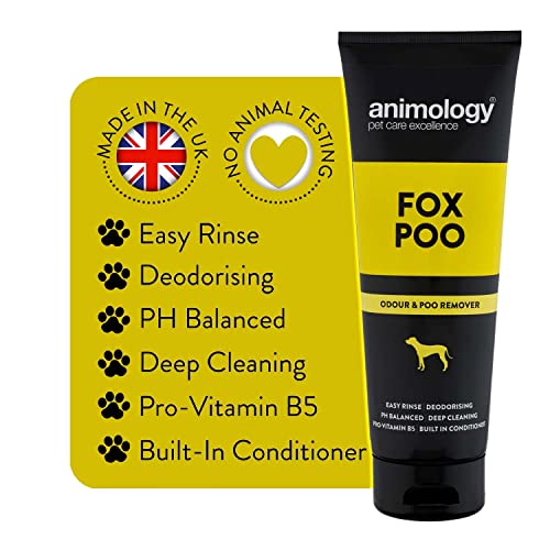 Animology Fox Poo - Champú para perro (250 ml, 4 unidades)