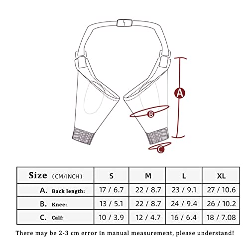 Anjing Apoyo para la pierna del perro, almohadillas protectoras para perros pequeños y gatos de apoyo al hígroma, displasia del hombro, osteoartritis y dislocación del hombro (M)
