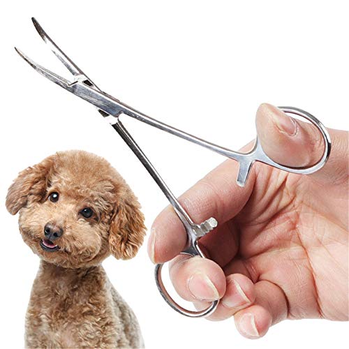 AOOCEEH Esquiladora Perro Tijeras Perro Maquina De Cortar Pelo para Perros Tijeras para Perros Cortapelos Perros Cortadora Pelo Perro Maquina Pelar Perros Tijeras Peluqueria Canina Curved,12.5cm