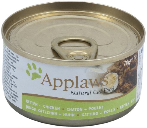 Applaws Gato Lata Kitten con Pollo, 24 Unidades (24 x 70 g)