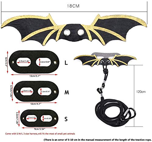 Arnés de arrastre de lagarto de dragón barbudo – Paquete de 3 tamaños de arnés de tracción para reptiles de lagarto, anfibios, mascotas pequeñas, medianas/grandes