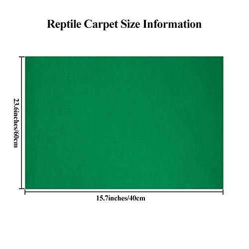 ASOCEA 2 alfombrillas de dragón barbudo para reptiles de lagarto terrario ropa de cama forro de sustrato suministros y accesorios adecuados para serpientes gecko tortuga guana otros pequeños reptiles