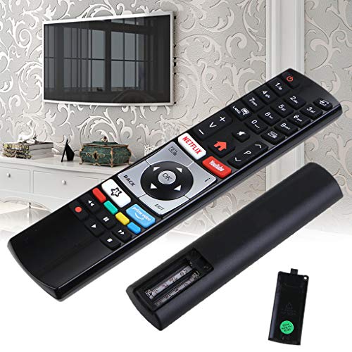 ATATMOUNT Control Remoto inalámbrico RC4318 para Vestel Finlux Telefunken Edenwood 4K Smart Television Accesorios de Repuesto Piezas de Repuesto