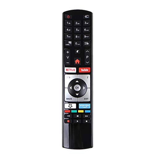 ATATMOUNT Control Remoto inalámbrico RC4318 para Vestel Finlux Telefunken Edenwood 4K Smart Television Accesorios de Repuesto Piezas de Repuesto