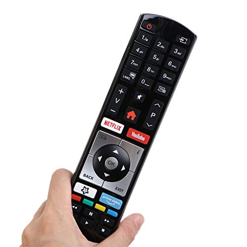 ATATMOUNT Control Remoto inalámbrico RC4318 para Vestel Finlux Telefunken Edenwood 4K Smart Television Accesorios de Repuesto Piezas de Repuesto