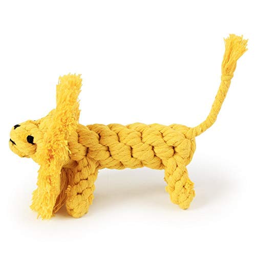 AYCPG La Novedad Grande Cuerda de algodón Nudo Hechas León de Perro de Juguete de cumpleaños del Perro casero de Navidad Divertida Chew Toy Regalo 1Pcs lucar