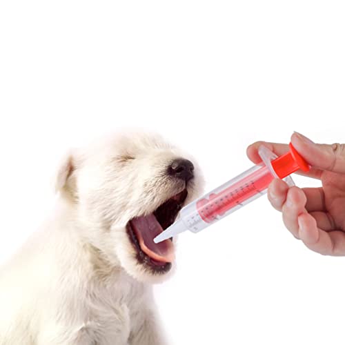 Balacoo Pastilla de Mascotas Syringe Piller Shooter: Tableta de Perro Cat Tablet Soft Syringe Syringe Médico Médico Dispensador Herramienta de Dispensador de Pequeño Gatito Animal Puppy 3