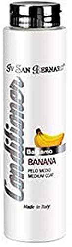 Bálsamo de Banana - Crema para Perros y Gatos - 1 L - Ayuda a Normalizar la Elasticidad del Pelo - Mayor Suavidad y Brillantez - Ideal para Pelos Medios - IV San Bernard