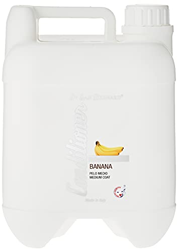 Bálsamo de Banana - Crema para Perros y Gatos - 5 L - Ayuda a Normalizar la Elasticidad del Pelo - Mayor Suavidad y Brillantez - Ideal para Pelos Medios - IV San Bernard