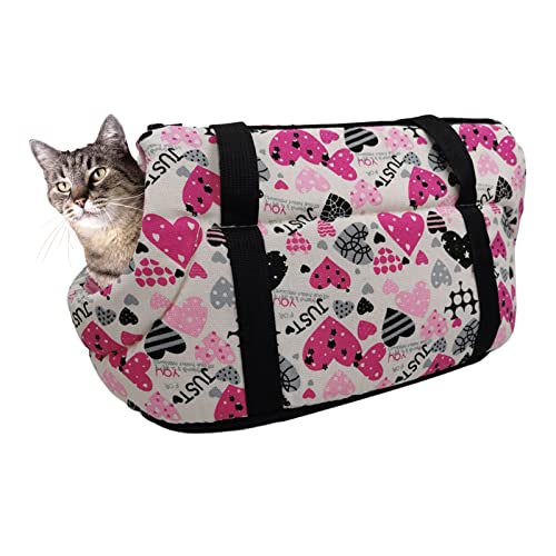 Baoblaze Gatos Transportines para Perros más fácil de Limpiar Correa para el Hombro Mochila para Perros Bolsa para Viajar Schnauzer Miniatura Teddy - Sin Terciopelo 3