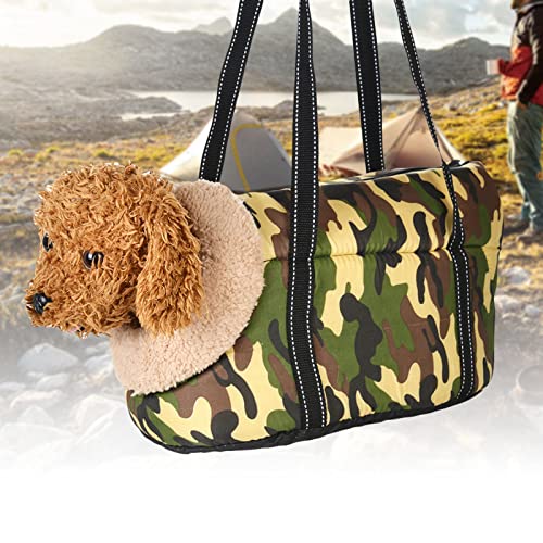 Baoblaze Gatos Transportines para Perros más fácil de Limpiar Correa para el Hombro Mochila para Perros Bolsa para Viajar Schnauzer Miniatura Teddy - Terciopelo 2