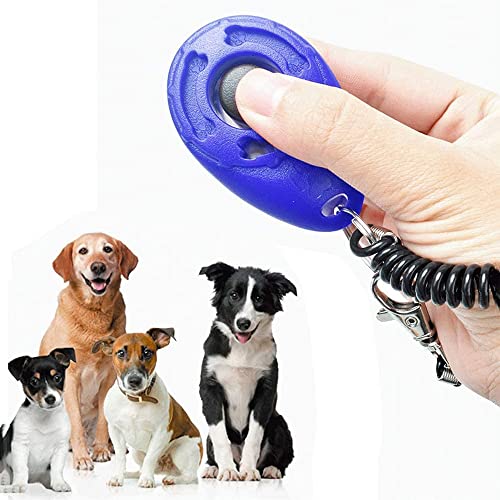 Bemend Clicker, Clicker para Adiestramiento Perro, Clicker para Perros, Clicker Adiestramiento Perro, para Entrenamiento de Mascotas, para Perros, Gatos, Pájaros, Caballos, 4 Colores